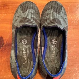 Rothy’s kids camo loafers